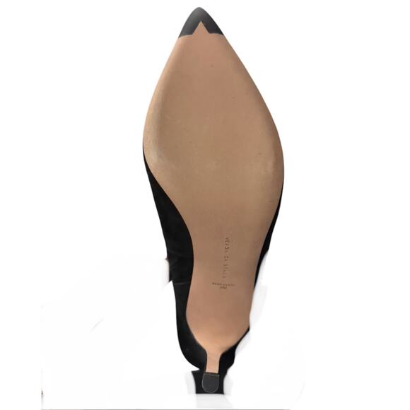 Veronica Beard Lisa Black Ankle Booties Suede - Picture 8 of 13